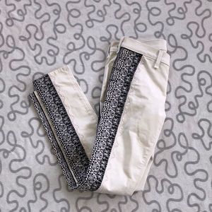 Rag and Bone embroidered lace jeans denim size 26